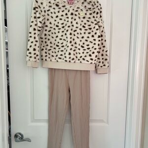 Juicy Couture Kids Matching Set - Cream and Tan